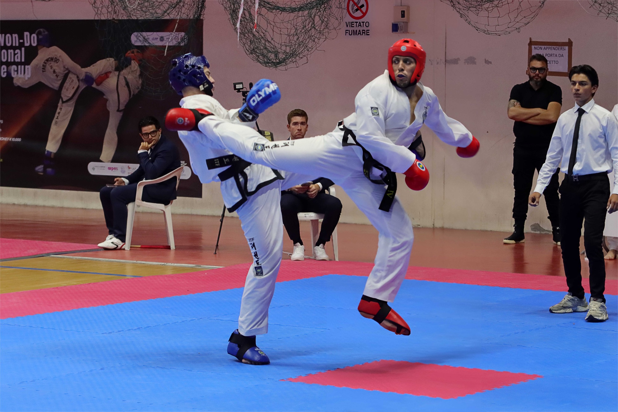 Azione agonistica durante l’International Barletta Challenge 2026